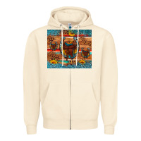 Sandshell saddle horseshoe leopard sunflower Zipper Hoodie - Artiststas