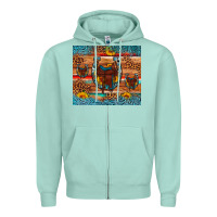Seafoam saddle horseshoe leopard sunflower Zipper Hoodie - Artiststas