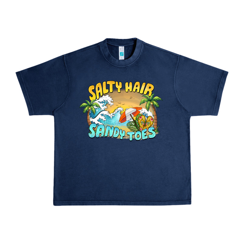 Salty Hair Sandy Toes Summer Urban Heavy Tee by BarkalooDesign | Teevron