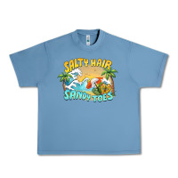 Pebble Blue salty hair sandy toes summer Urban Heavy Tee - BarkalooDesign
