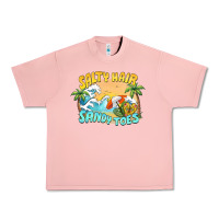 Salmon salty hair sandy toes summer Urban Heavy Tee - BarkalooDesign