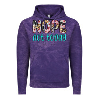 Cloud Purple nope not today Vintage Hoodie - Zillion Design Studio