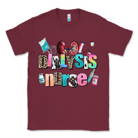 Burgundy dialysis nurse Classic Tee - AdoDesignShop