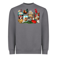Storm rooster coffee cups Heavyweight Sweatshirt - Zillion Design Studio