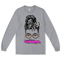 Heather Grey motomom Long Sleeve Tee - JahusDesignShop