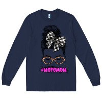 Navy motomom Long Sleeve Tee - JahusDesignShop