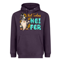 Plum not today heifer cow gnome Heavyweight Hoodie - MaliasSmallBusiness