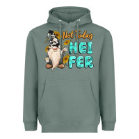 Sage not today heifer cow gnome Heavyweight Hoodie - MaliasSmallBusiness