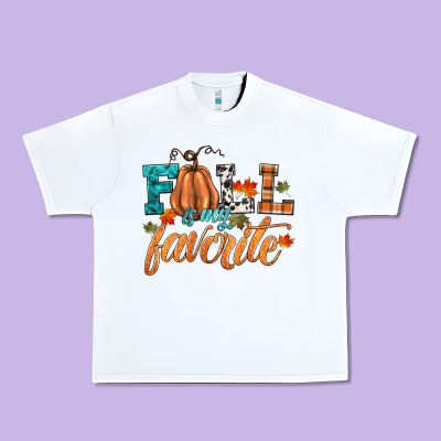 Fall Is My Favorite Urban Heavy Tee Designed By Hra Design Shop