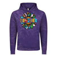 Cloud Purple teacher sunflower tbw Vintage Hoodie - texasbilliewilder