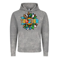 Cloud Rock teacher sunflower tbw Vintage Hoodie - texasbilliewilder