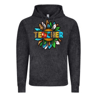 Vintage Black teacher sunflower tbw Vintage Hoodie - texasbilliewilder