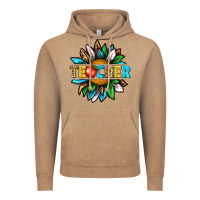 Vintage Coffee teacher sunflower tbw Vintage Hoodie - texasbilliewilder