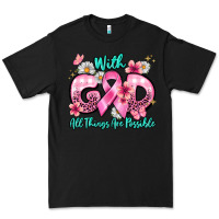 Black with god all things are possible Premium Tee - BarkalooDesign