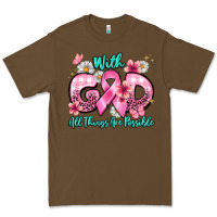 Cacao with god all things are possible Premium Tee - BarkalooDesign