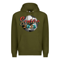 Army Green soccer senior 2023 Premium Hoodie - BundleAndBundleShop