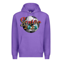 Purple soccer senior 2023 Premium Hoodie - BundleAndBundleShop