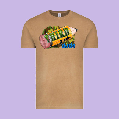 Third Grade Dude Vintage Tee Designed By Ranaportraitstore