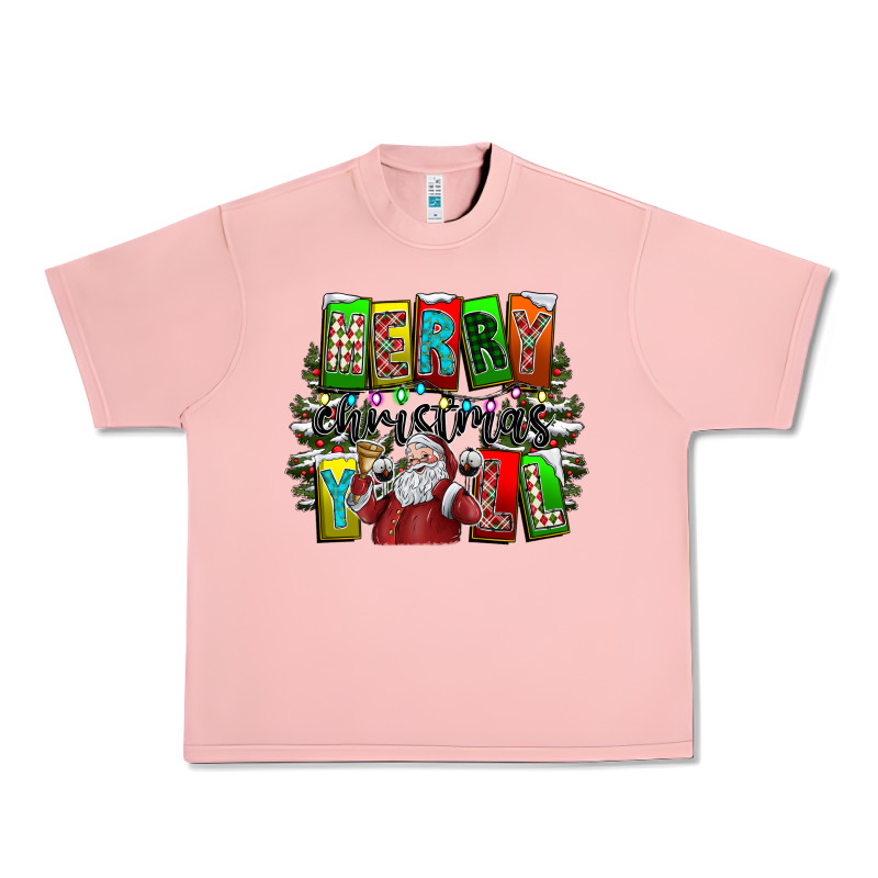 Merry Christmas Yall Urban Heavy Tee by CowhideDigitalArt | Teevron