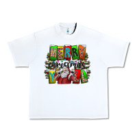 White merry christmas yall Urban Heavy Tee - CowhideDigitalArt