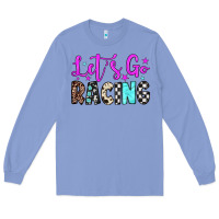 Colony Blue let's go racing Long Sleeve Tee - JahusDesignShop