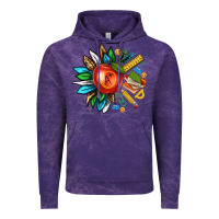 Cloud Purple teacher sunflower Vintage Hoodie - texasbilliewilder