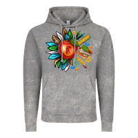 Cloud Rock teacher sunflower Vintage Hoodie - texasbilliewilder