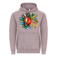 Teacher Sunflower Vintage Hoodie | Teevron