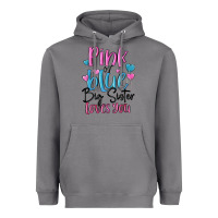 Storm pink or blue big sister loves you Heavyweight Hoodie - MaliasSmallBusiness
