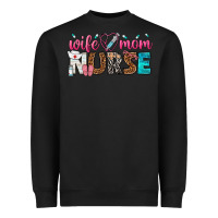Black wife mom nurse Heavyweight Sweatshirt - texasbilliewilder