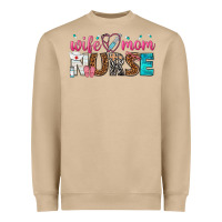 Mushroom wife mom nurse Heavyweight Sweatshirt - texasbilliewilder