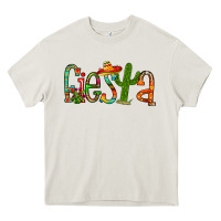 Cream fiesta Heavy Core Tee - RacoonDesign