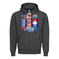 Smoke red white and boozy Zipper Hoodie - JahusDesignShop