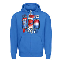 True Royal red white and boozy Zipper Hoodie - JahusDesignShop