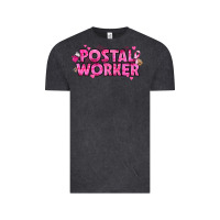 Vintage Black Breast Cancer Postal Worker Vintage Tee - texasbilliewilder