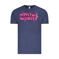 Vintage Denim Breast Cancer Postal Worker Vintage Tee - texasbilliewilder