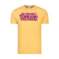 Vintage Mustard Breast Cancer Postal Worker Vintage Tee - texasbilliewilder