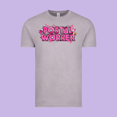 Breast Cancer Postal Worker Vintage Tee Designed By Texasbilliewilder