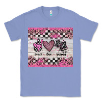 Colony Blue peace love racing Classic Tee - JahusDesignShop