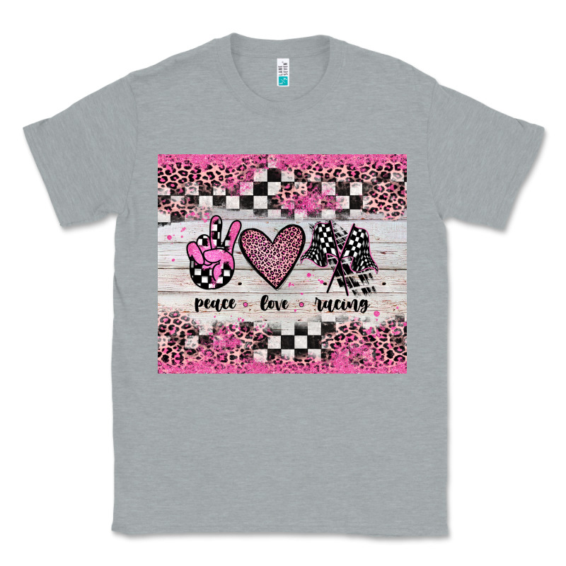 Peace Love Racing Classic Tee by JahusDesignShop | Teevron