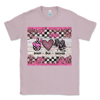 Lilac peace love racing Classic Tee - JahusDesignShop