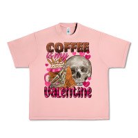 Salmon coffee is my valentine skull Urban Heavy Tee - FaDigitalArtStudio