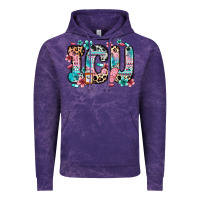 Cloud Purple icu intensive care unit Vintage Hoodie - Zillion Design Studio