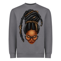 Storm afro woman faux jumbo locs Heavyweight Sweatshirt - texasbilliewilder