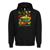 Black holy guacamole Zipper Hoodie - AdoDesignShop