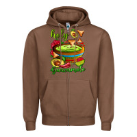 Chestnut holy guacamole Zipper Hoodie - AdoDesignShop