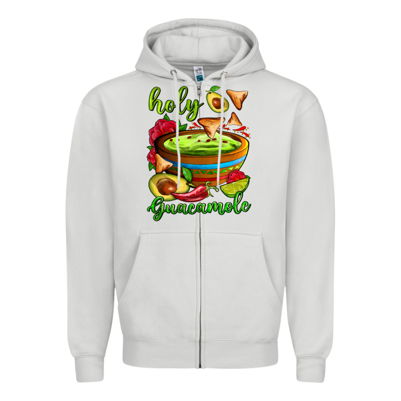 Holy Guacamole Zipper Hoodie by AdoDesignShop | Teevron