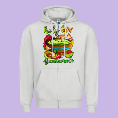 Holy Guacamole Zipper Hoodie Designed By Adodesignshop