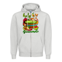 Dove Grey holy guacamole Zipper Hoodie - AdoDesignShop