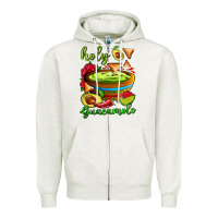 Oatmeal Heather holy guacamole Zipper Hoodie - AdoDesignShop